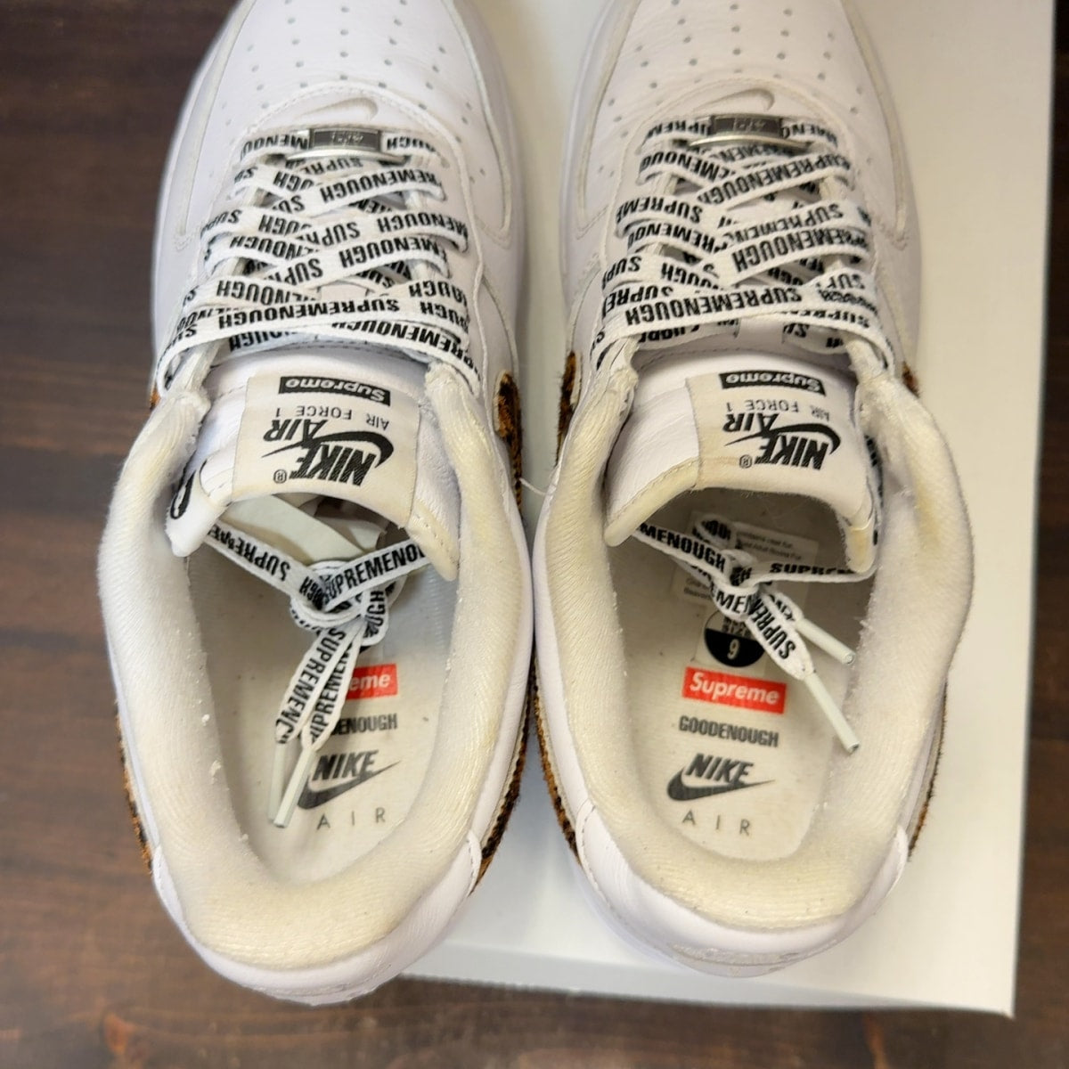 Nike Air Force 1 Low Supreme GOODENOUGH Size 9 (Pre-Owned) - Image 7