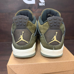 Jordan 4 Retro SE Craft Medium Olive Size 9 (Pre-Owned) - Image 4
