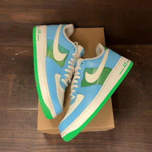 Nike Air Force 1 Low '07 Aquarius Blue Vapor Green Size 10.5 (Pre-Owned) - Image 2