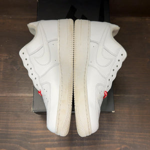 Nike Air Force 1 Low Supreme White Size 8 (Pre-Owned) - aux