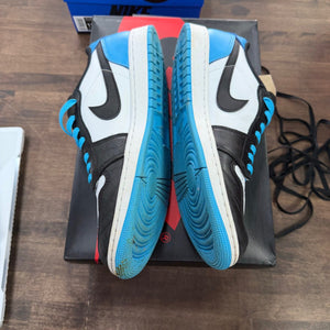Jordan 1 Retro Low OG Black Dark Powder Blue - Image 5