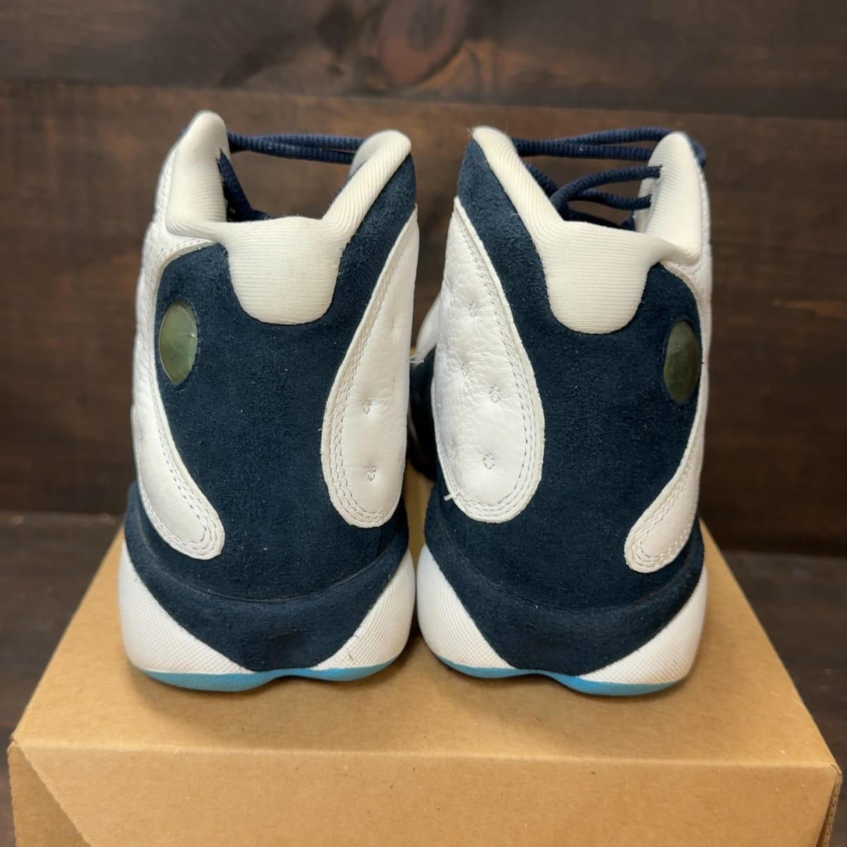 Jordan 13 Retro Obsidian Powder Blue White Size 9.5 (Pre-Owned) - aux