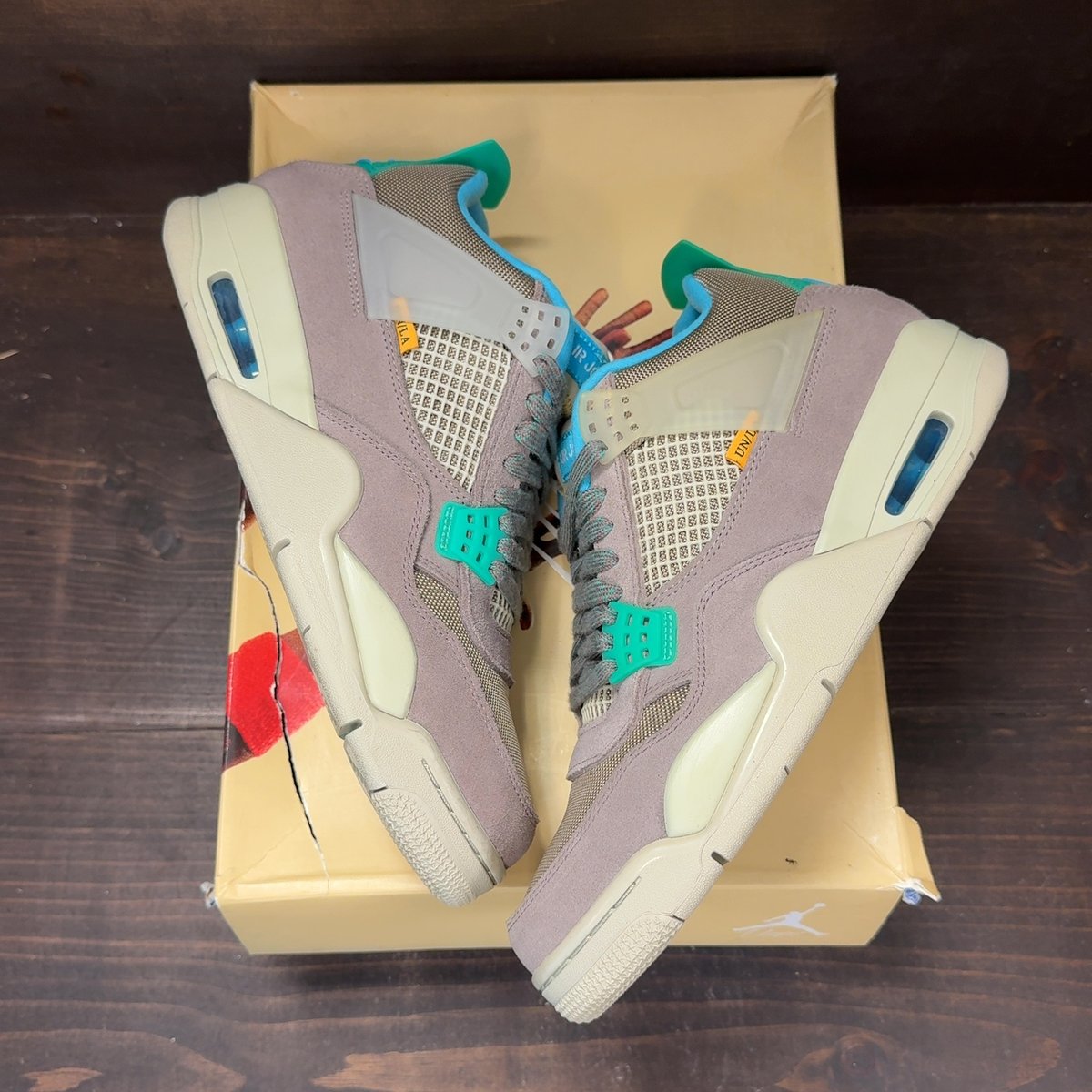 Jordan 4 Retro SP 30th Anniversary Union Taupe Haze Size 9.5 (Pre-Owned) - back