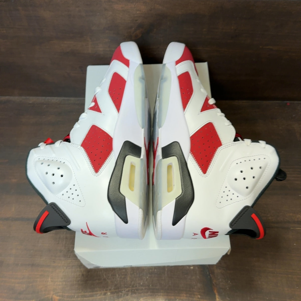Jordan 6 Retro Carmine (2021) Size 12 (Pre-Owned) - Image 5