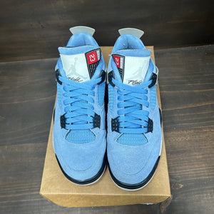 Jordan 4 Retro University Blue Size 7.5 (Pre-Owned) - Image 3