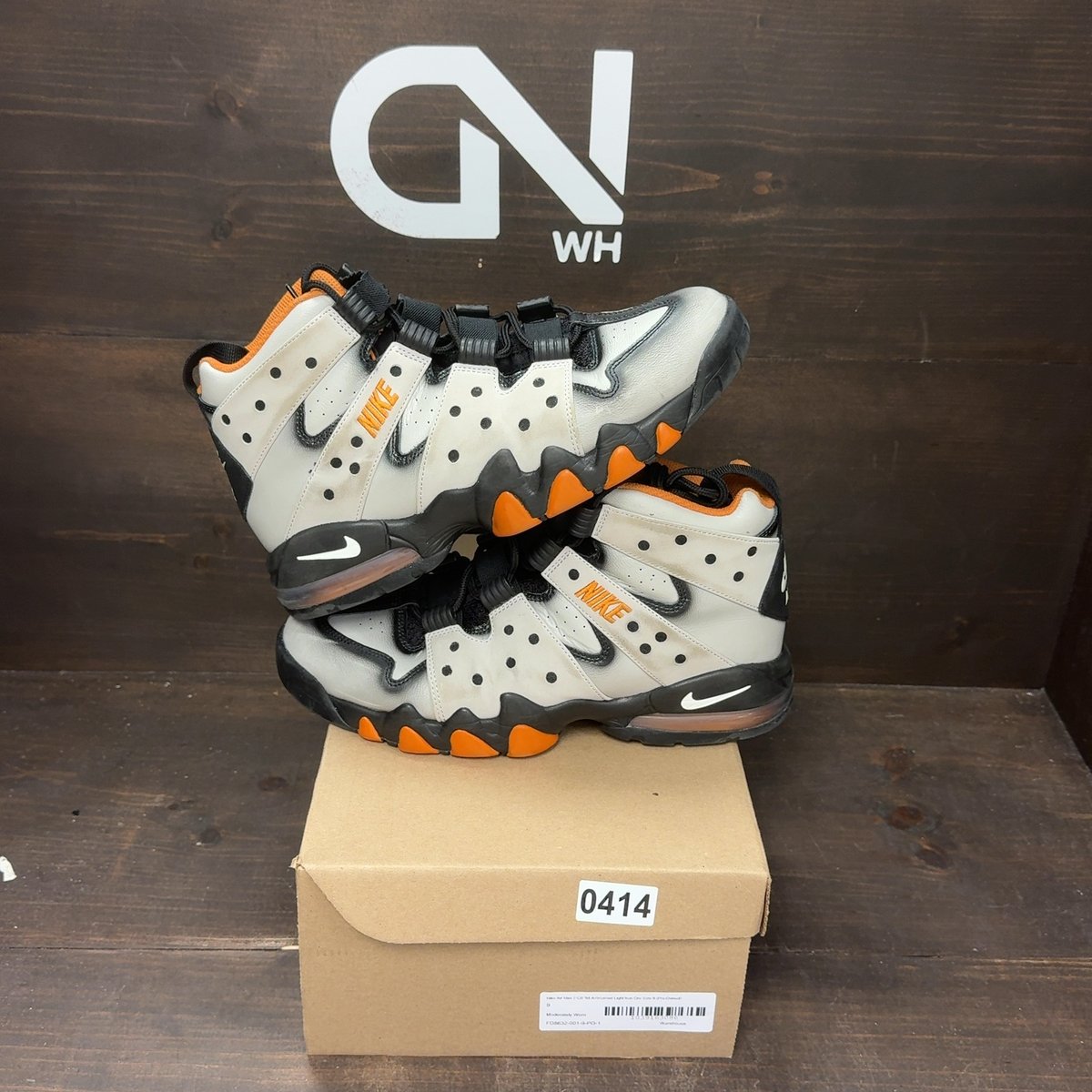 Nike Air Max 2 CB '94 Airbrushed Light Iron Ore Size 9 (Pre-Owned) - front