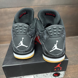 Jordan 4 Retro Laser Black Gum Size 10.5 (Pre-Owned) - sole