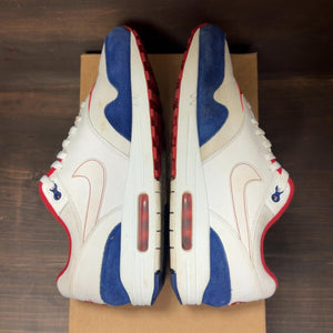 Nike Air Max 1 White Red Blue Size 11 (Pre-Owned) - Image 6