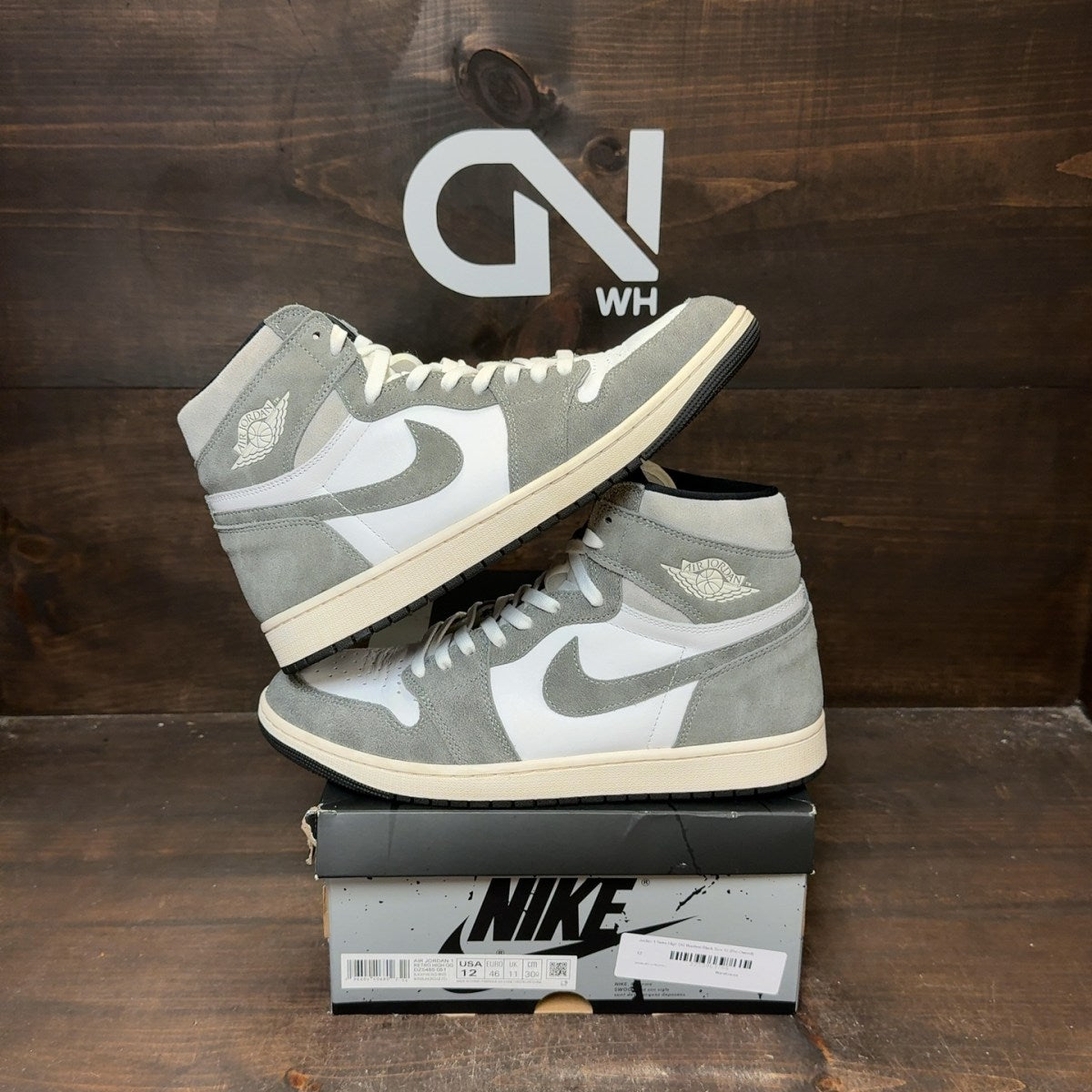 Jordan 1 Retro High OG Washed Black - Image 1