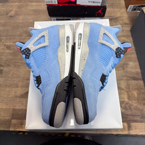 Jordan 4 Retro University Blue Size 10 (Pre-Owned) - Image 3