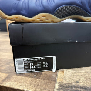 Nike Air Foamposite One Navy Gum Size 13 (Pre-Owned) - Image 6