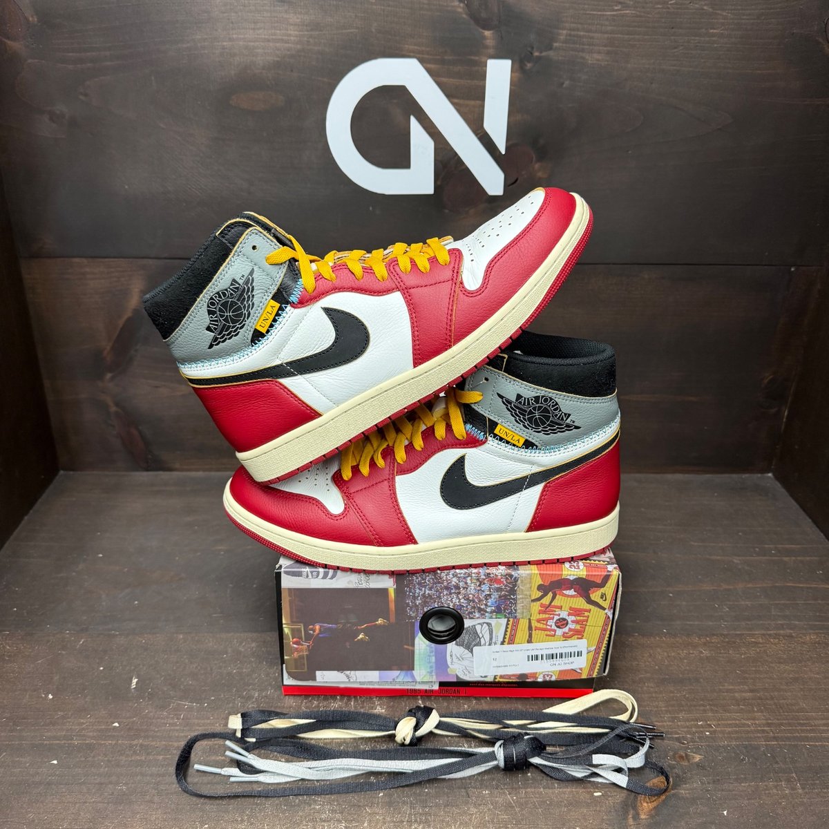 Jordan 1 Retro High OG SP Union LA Chicago Shadow Size 12 (Pre-Owned) - front