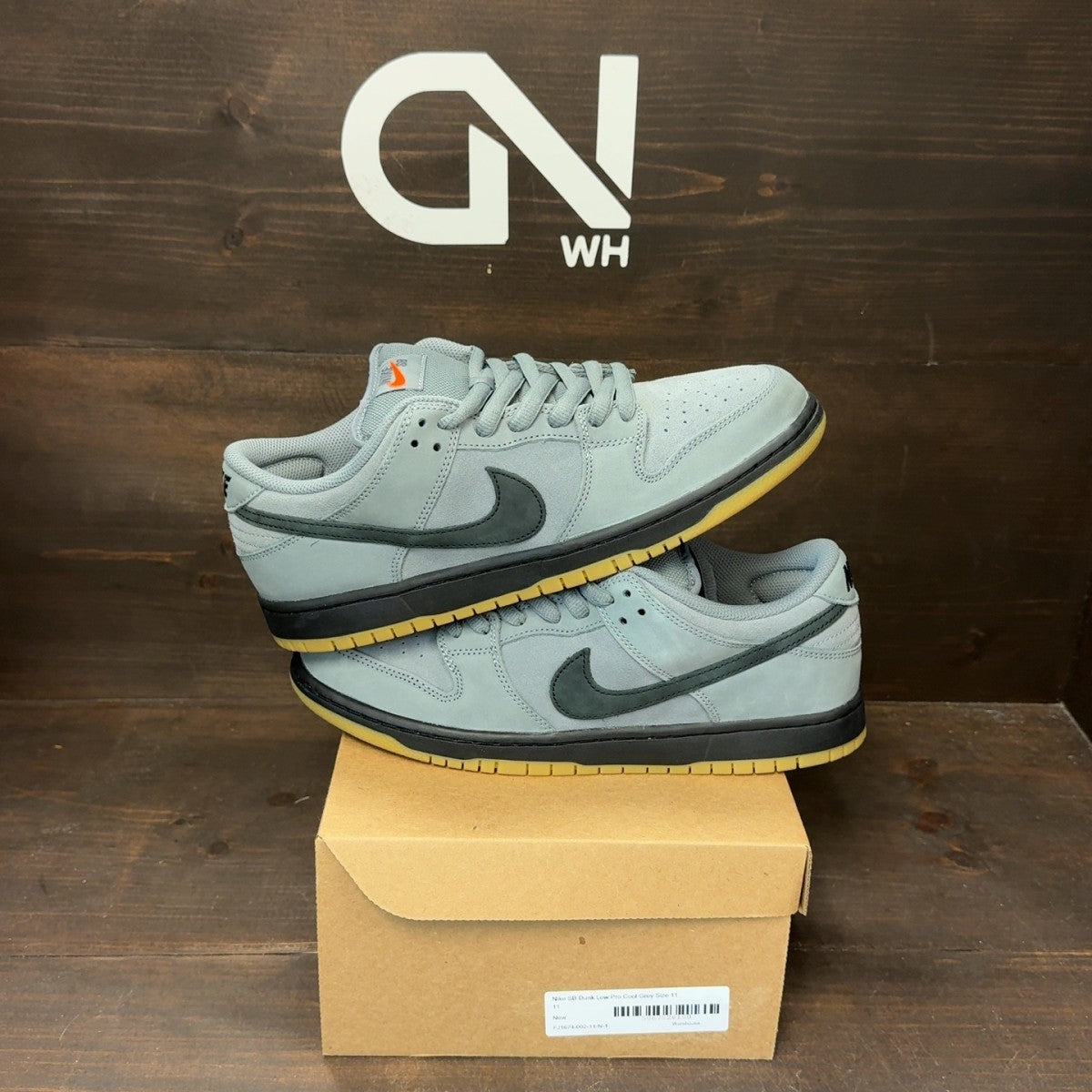Nike SB Dunk Low Pro Cool Grey Size 11 - Image 1