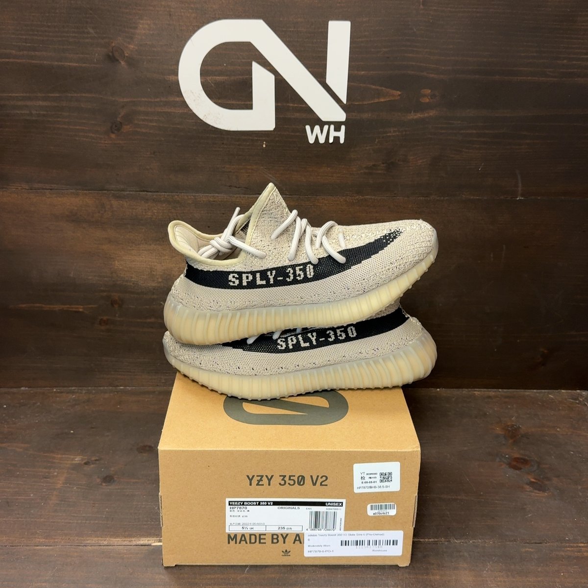 adidas Yeezy Boost 350 V2 Slate Size 6 (Pre-Owned) - front