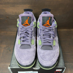 Jordan 4 Retro Canyon Purple (Women's) Size 8.5W (Pre-Owned) - tag