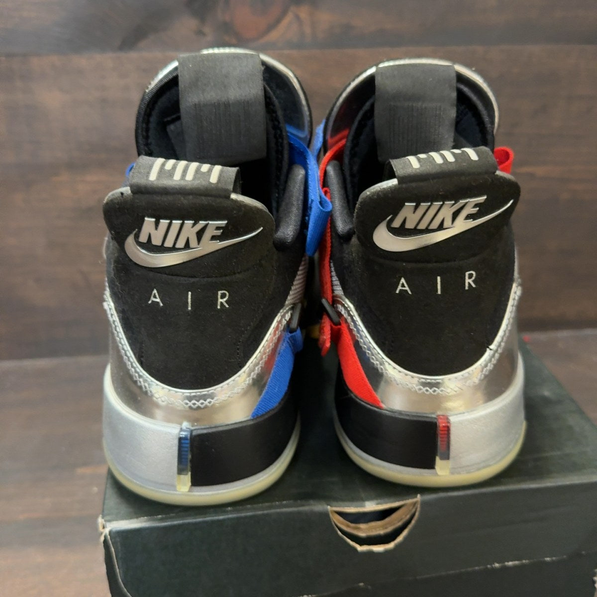 Jordan XXXIII Metallic Silver Black All-Star Size 11 (Pre-Owned) - Image 4
