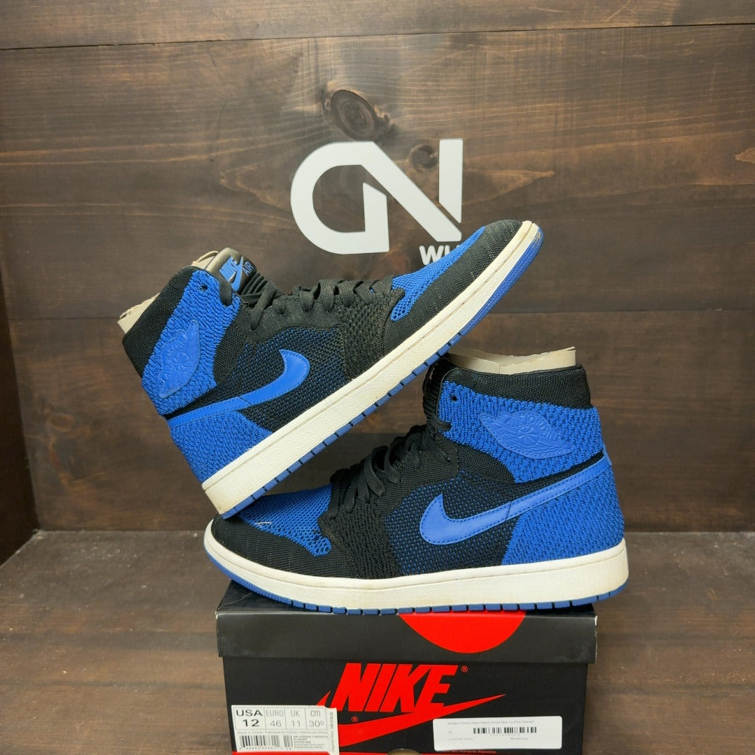 Jordan 1 Retro High Flyknit Royal - Image 1
