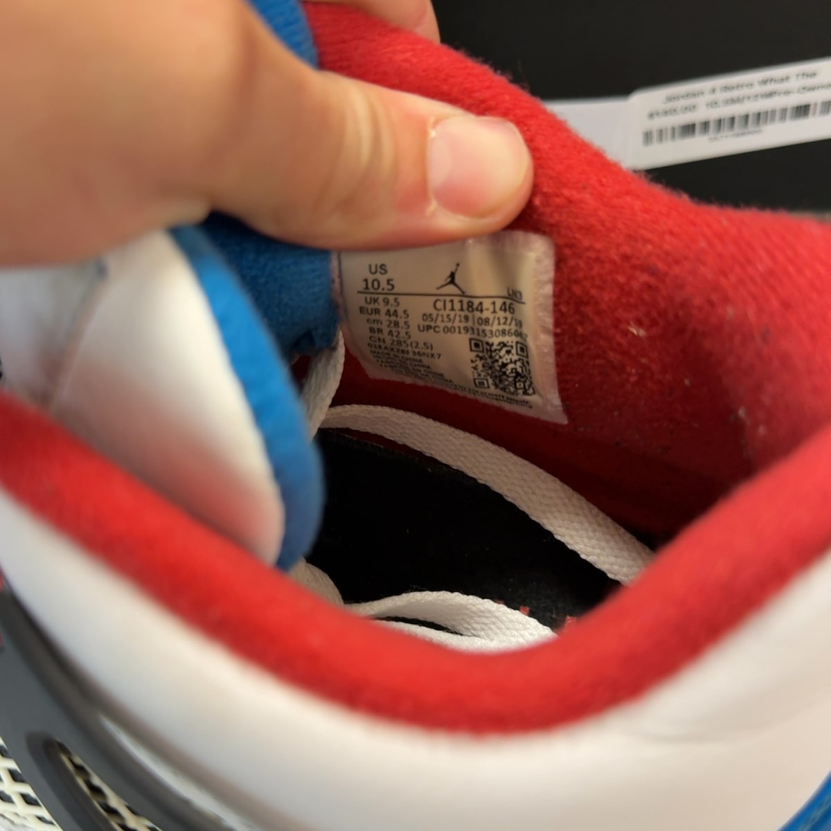 Jordan 4 Retro What The Size 10.5 (Pre-Owned) - Image 7