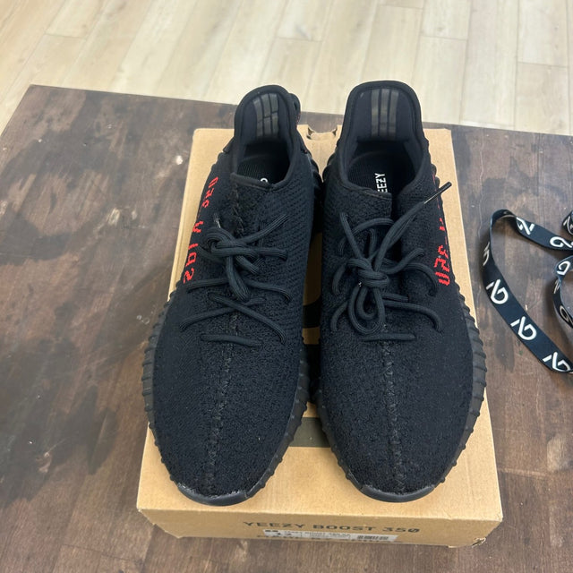 adidas Yeezy Boost 350 V2 Black Red - Image 2