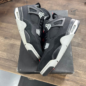 Jordan 4 Retro SE Black Canvas Size 10.5 (Pre-Owned) - Image 1