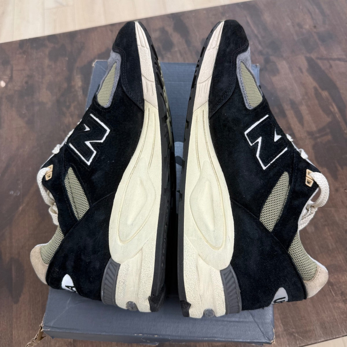 New Balance 990v2 MiUSA Teddy Santis Black True Camo Size 11 (Pre-Owned) - Image 4