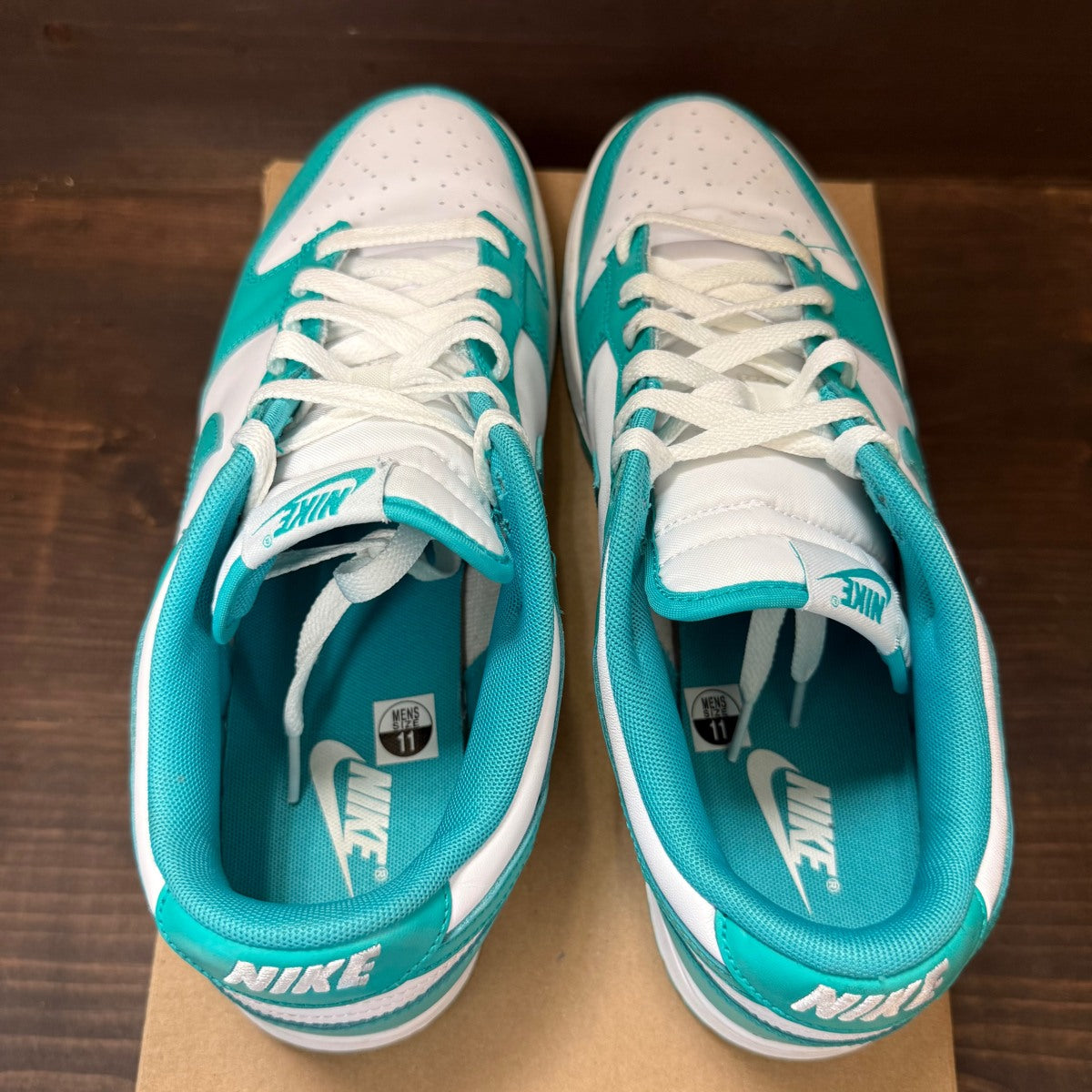 Nike Dunk Low Clear Jade Size 11 (Pre-Owned) - Image 5