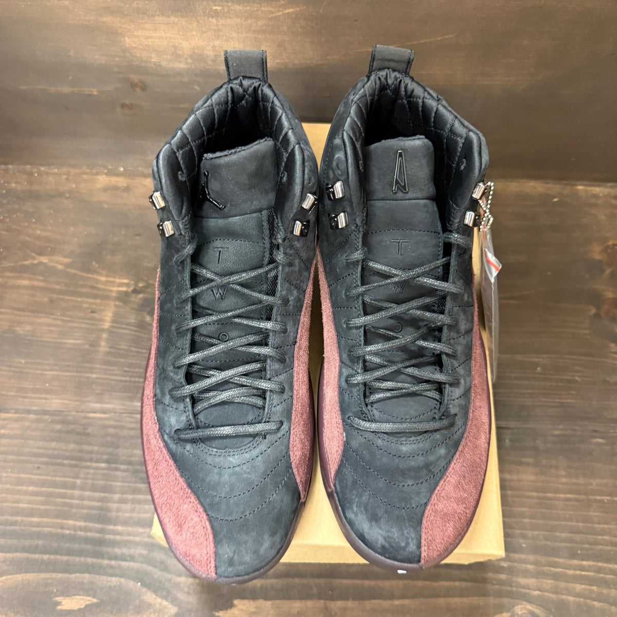 Jordan 12 Retro SP A Ma Maniére Black (Women's) Size 13W (Pre-Owned) - Image 3