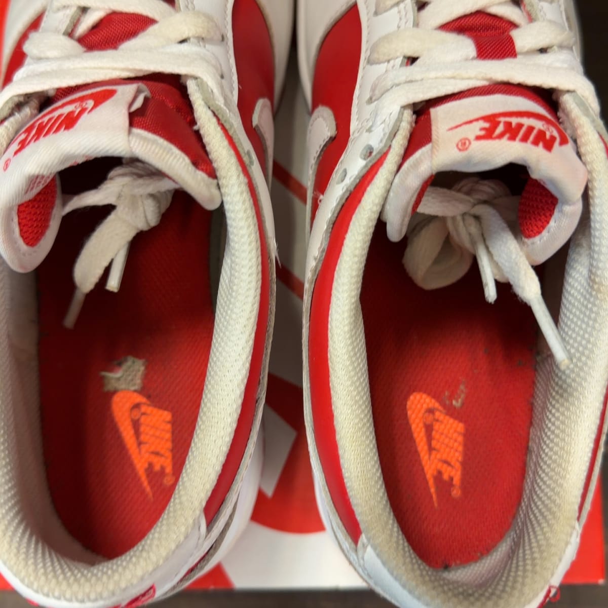 Nike Dunk Low Championship Red (GS) Size 6.5Y (Pre-Owned) - aux