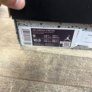 Jordan 4 Retro Cool Grey (2019) Size 9 (Pre-Owned) - Image 6