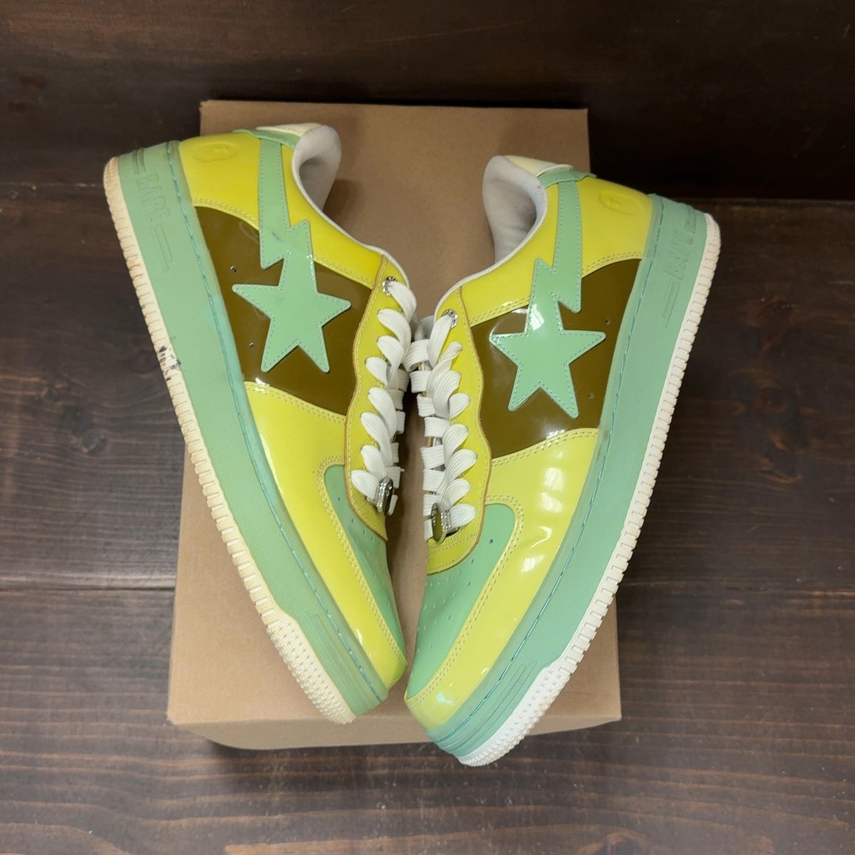 A Bathing Ape Bape Sta Brown Beige Size 11 (Pre-Owned) - back