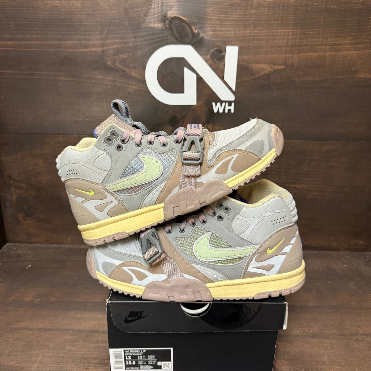 Nike Air Trainer 1 Utility SP Light Smoke Grey Honeydew Particle Grey - Image 1