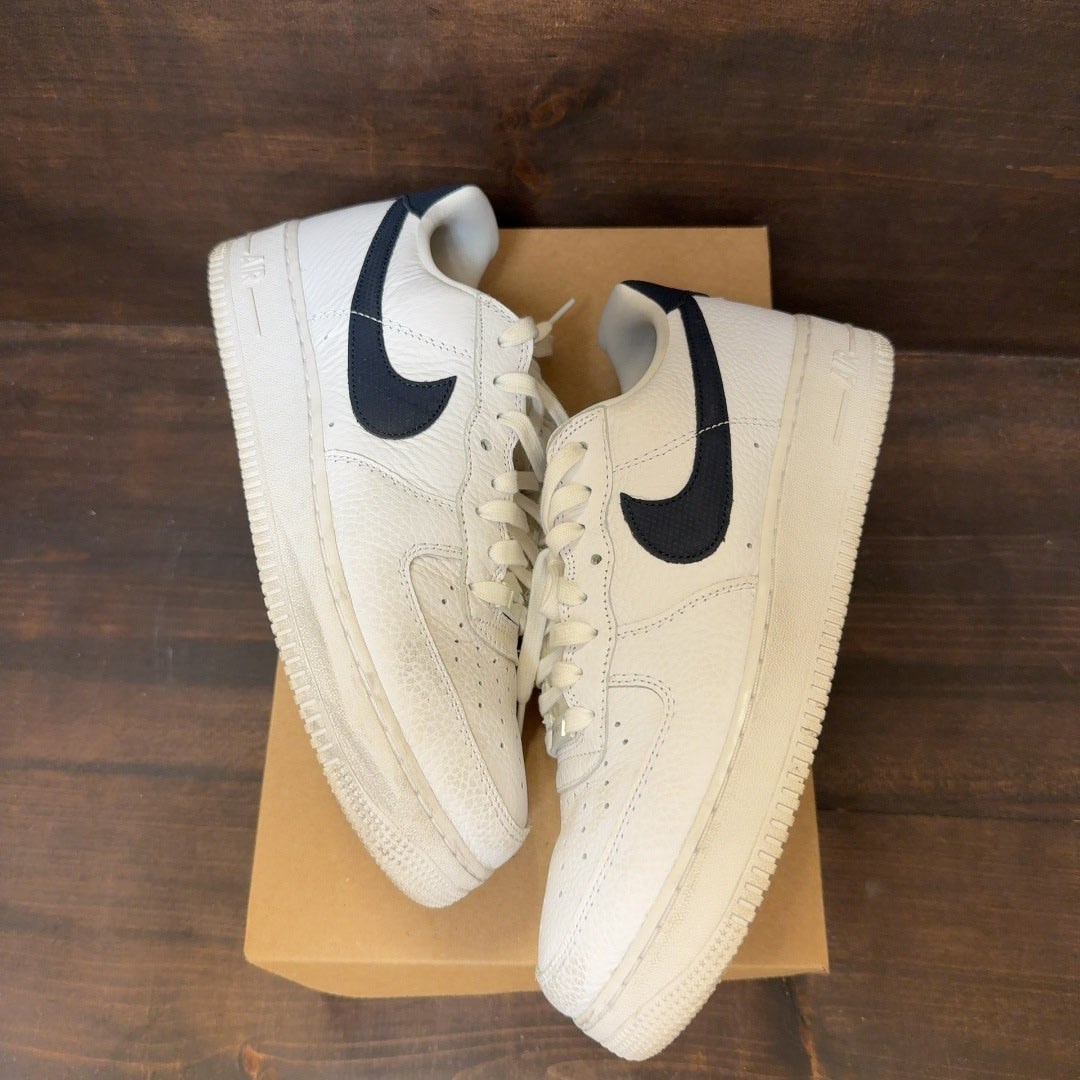 Nike Air Force 1 Craft White Obsidian Size 10.5 (Pre-Owned) - Image 2