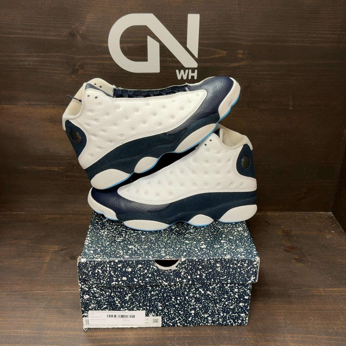Jordan 13 Retro Obsidian Powder Blue White Size 10.5 (Pre-Owned) - Image 1