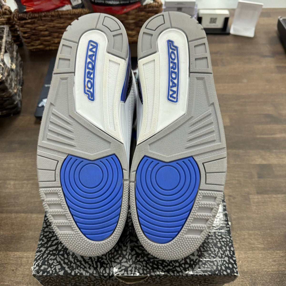 Jordan 3 Retro Racer Blue Size 12 (Pre-Owned) - Image 5