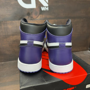Jordan 1 Retro High Court Purple White Size 10.5 (Pre-Owned) - Image 5