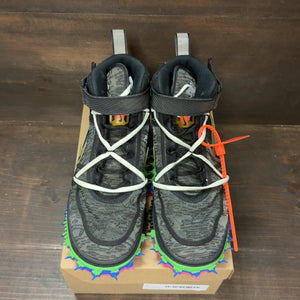 Nike Air Force 1 Mid Off-White Black Size 10 (Pre-Owned) - tag