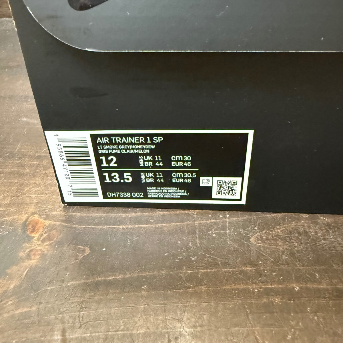 Nike Air Trainer 1 Utility SP Light Smoke Grey Honeydew Particle Grey - Image 7