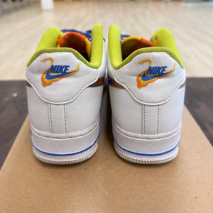 Nike Air Force 1 Low LV8 White Magma Orange (GS) Size 7Y (Pre-Owned) - Image 5