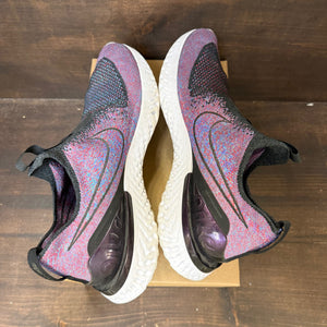 Nike Epic React Moc Flyknit Black University Red Hyper Jade Size 12.5 (Pre-Owned) - Image 5