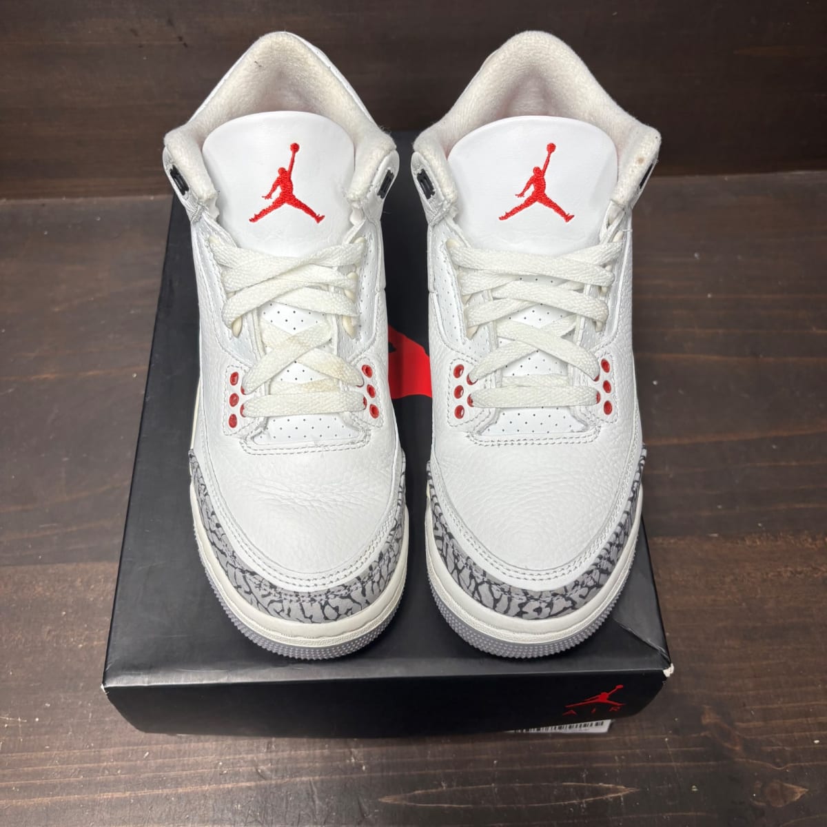 Jordan 3 Retro White Cement Reimagined (GS) Size 5Y (Pre-Owned) - side