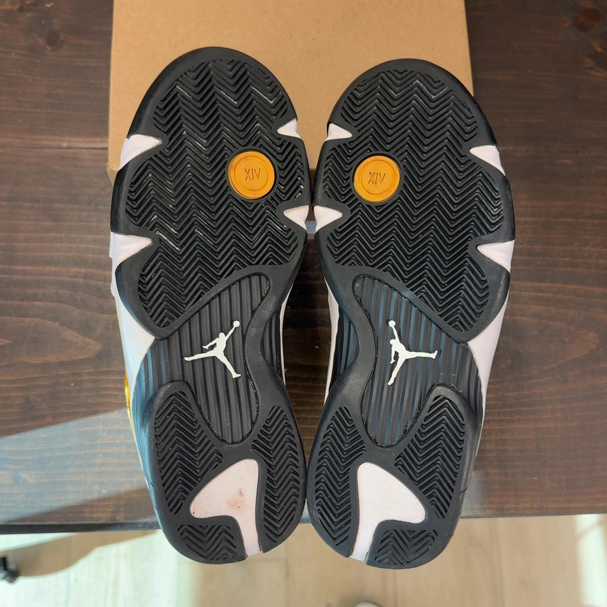 Jordan 14 Retro Light Ginger (2022) Size 8 (Pre-Owned) - aux