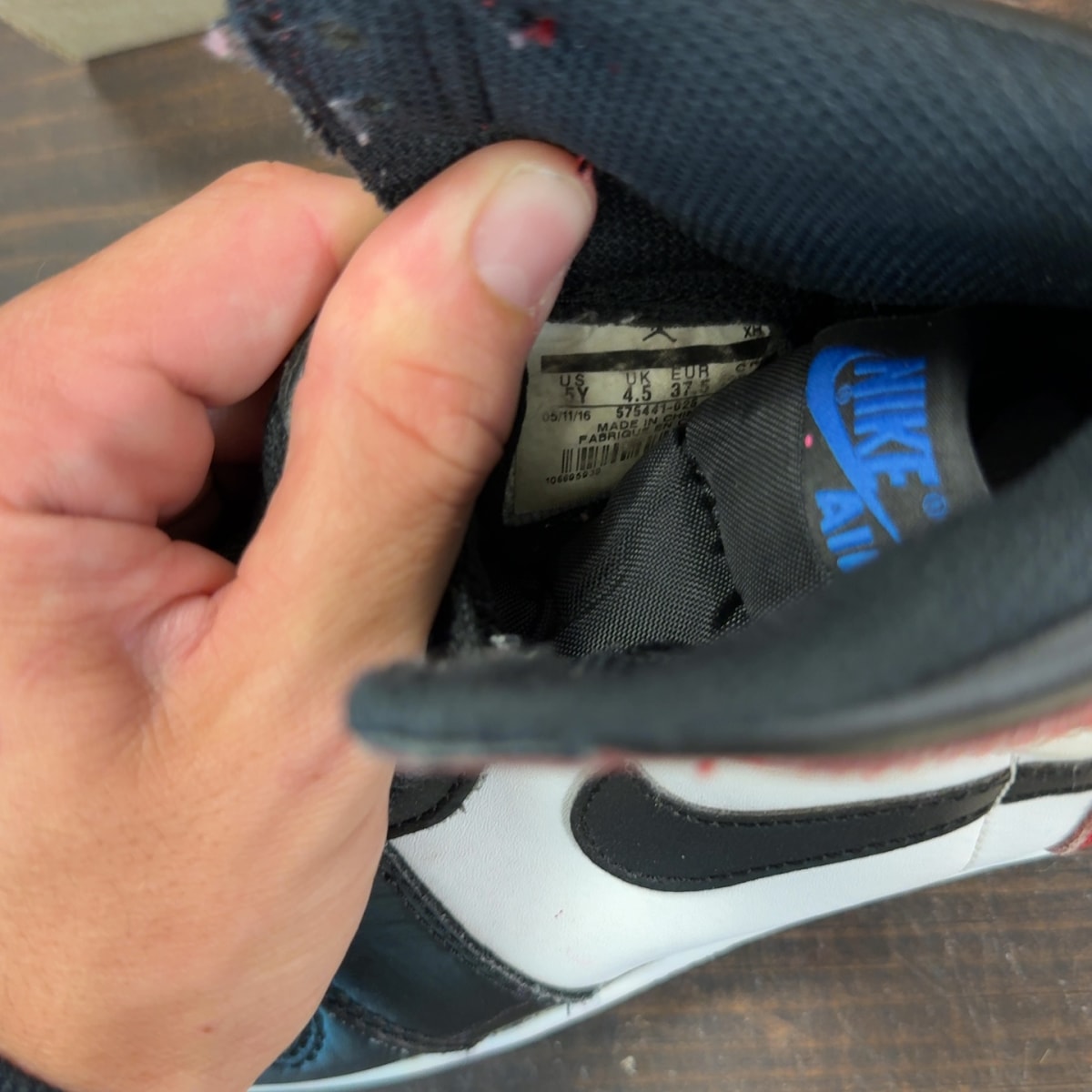 Jordan 1 Retro Top 3 (GS) Size 5Y (Pre-Owned) - Image 7
