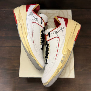 Jordan 2 Retro Low SP Off-White White Red - Image 2