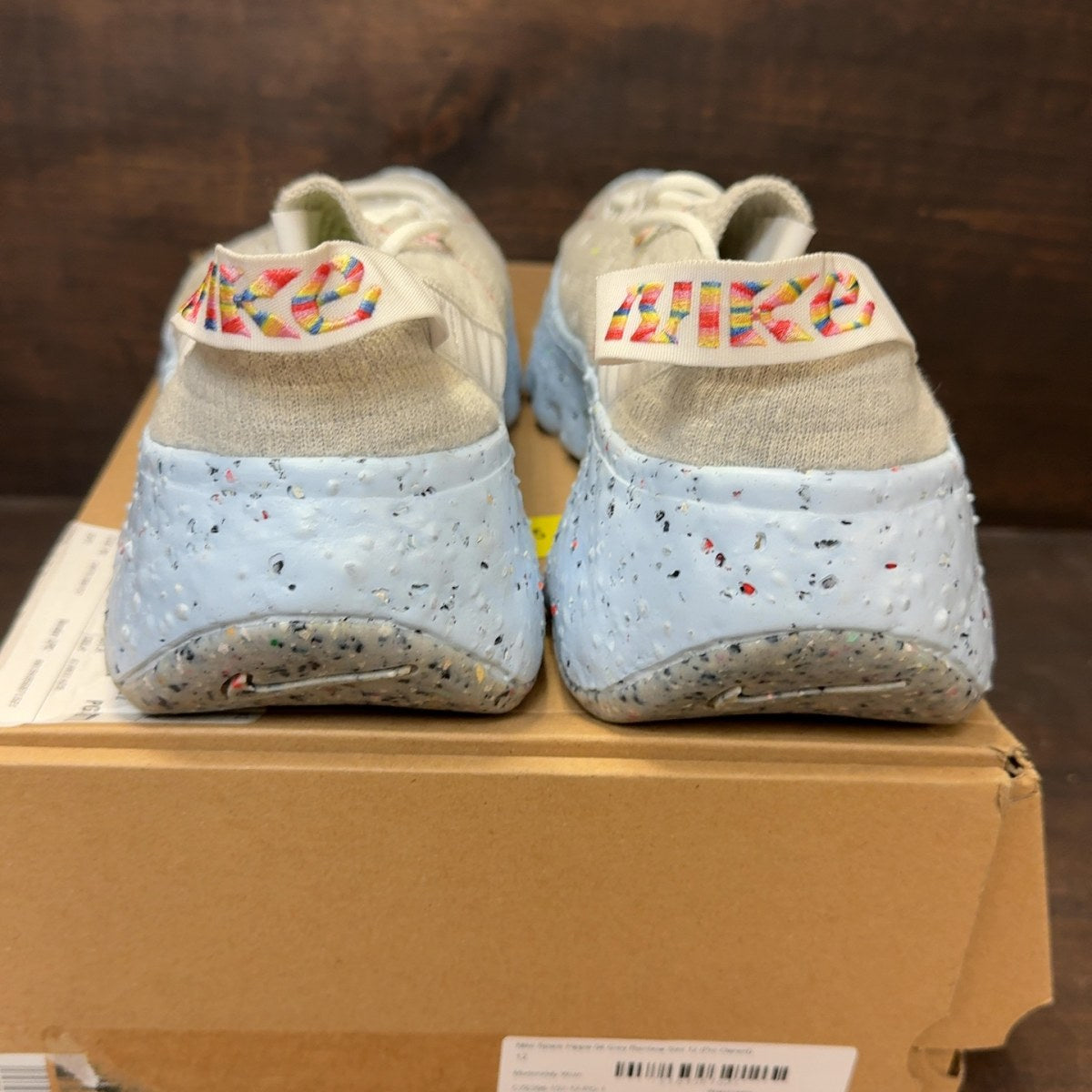Nike Space Hippie 04 Grey Rainbow Size 12 (Pre-Owned) - Image 5