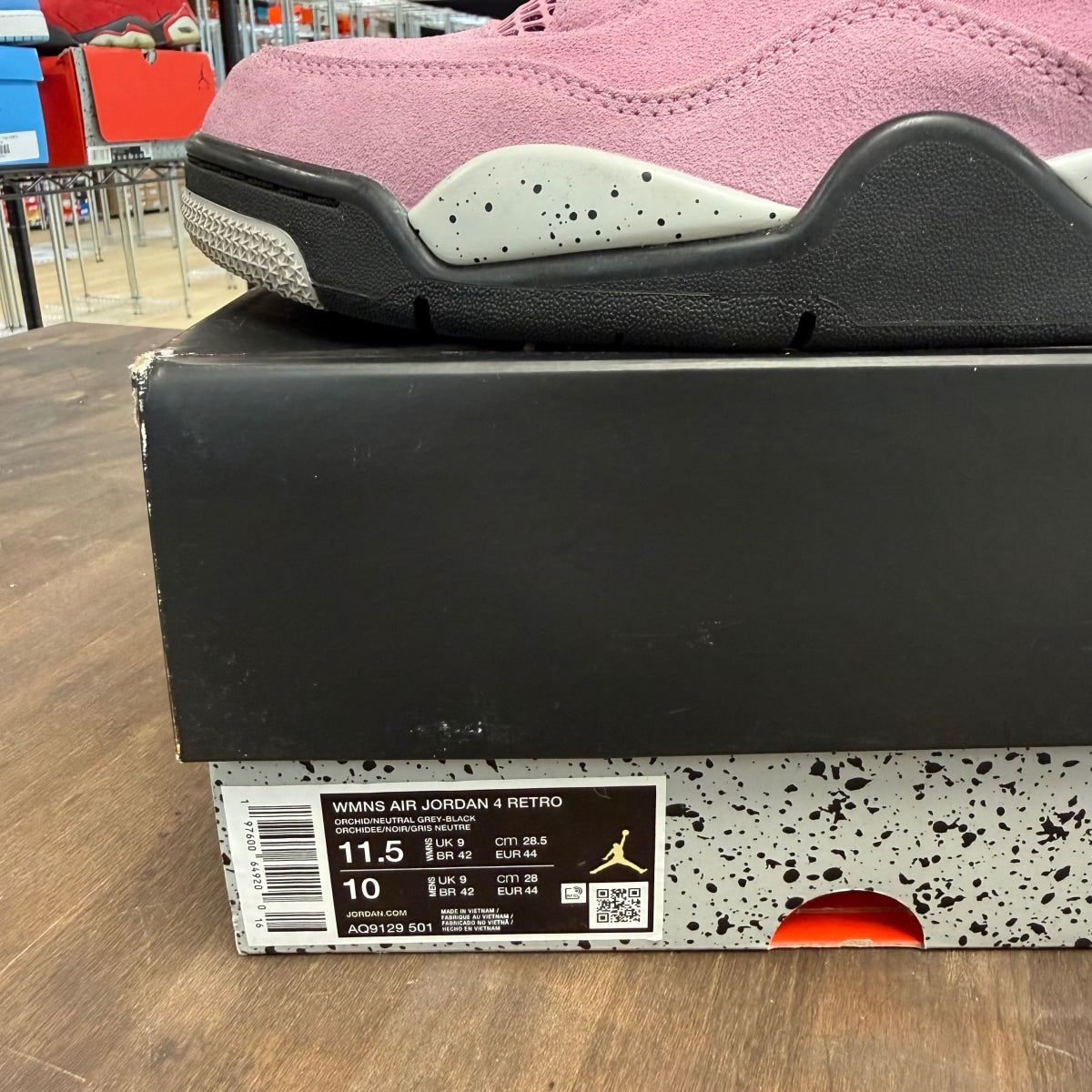 Jordan 4 Retro Orchid (Women's) - Image 6