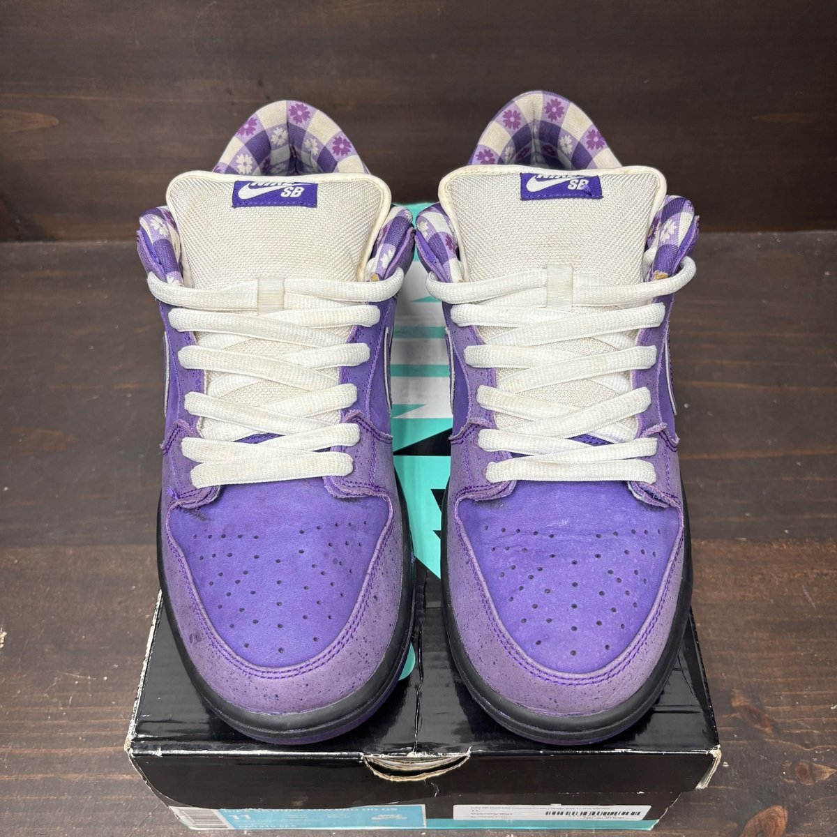 Nike SB Dunk Low Concepts Purple Lobster Size 11 (Pre-Owned) - side