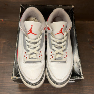 Jordan 3 Retro Fire Red (2022) Size 10 (Pre-Owned) - tag