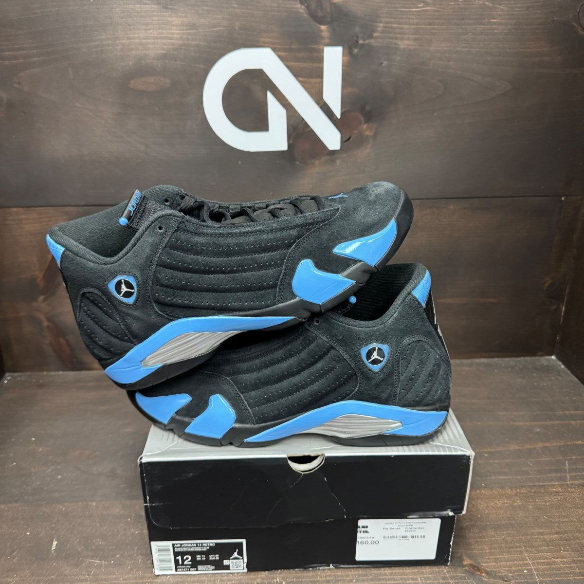 Jordan 14 Retro Black University Blue (2026) - Image 1