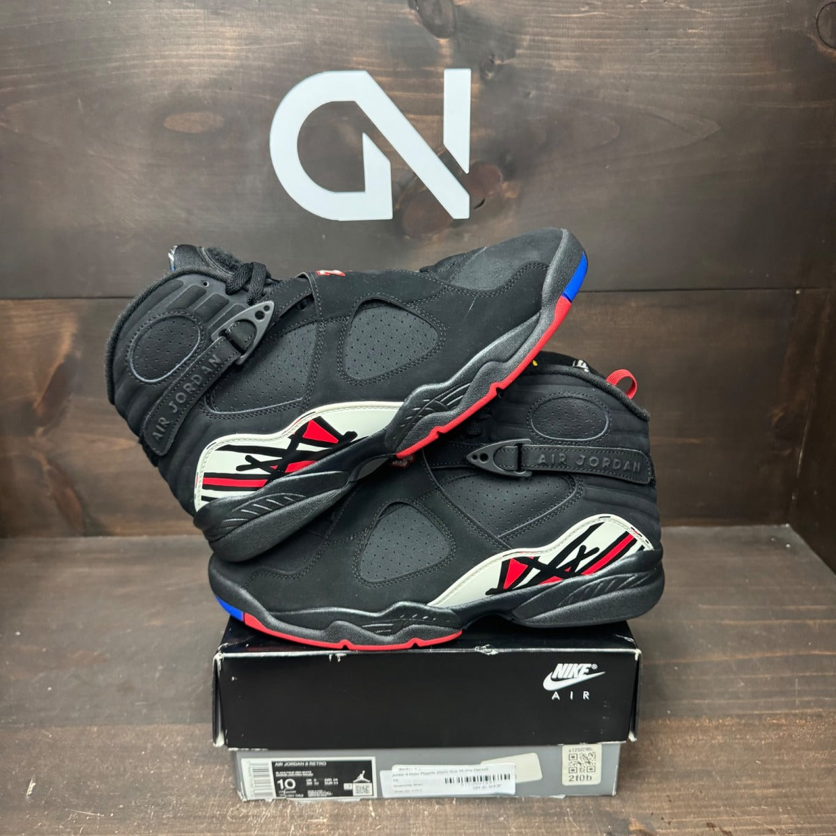 Jordan 8 Retro Playoffs (2023) Size 10 (Pre-Owned) - front