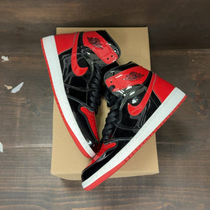 Jordan 1 Retro High OG Patent Bred Size 8.5 (Pre-Owned) - back